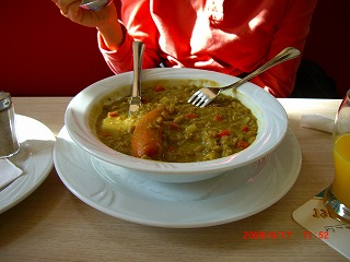 ベルリン風えんどう豆のスープ