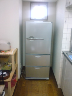 3段式になった新冷蔵庫